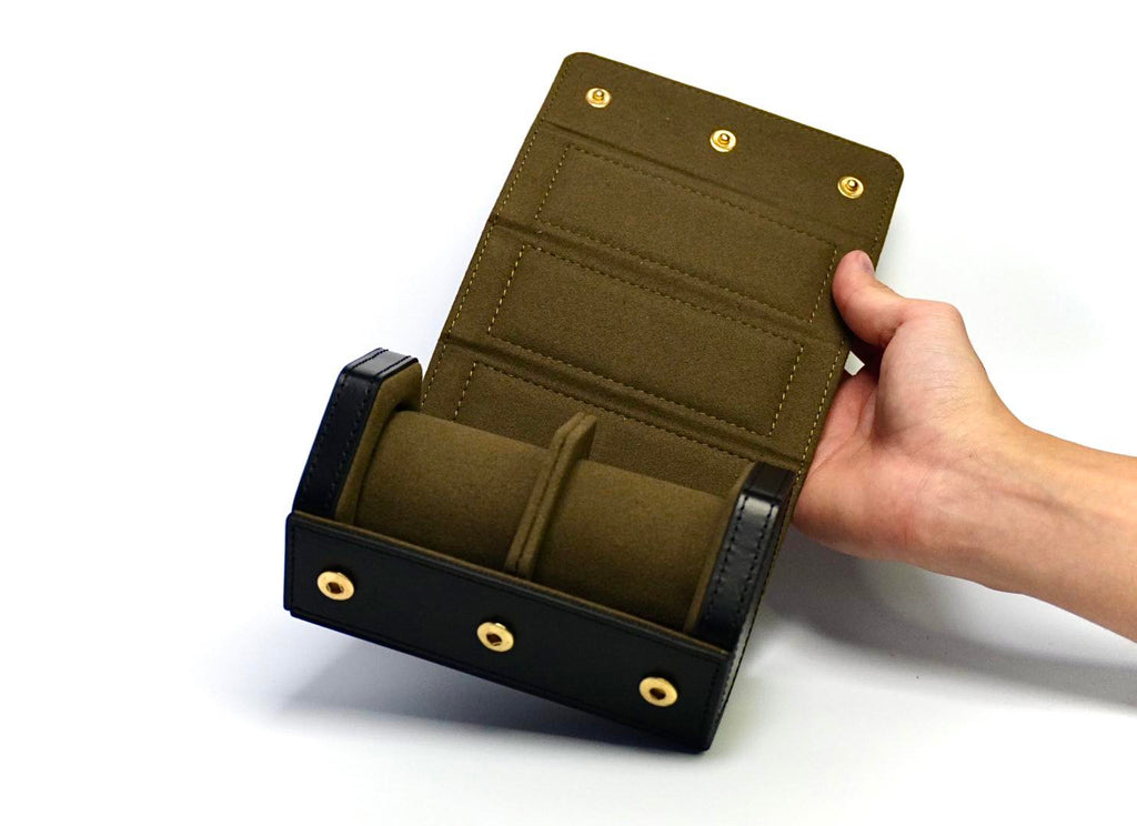 V2 Hexa Travel Watch Roll "The Executive" 2 Slots