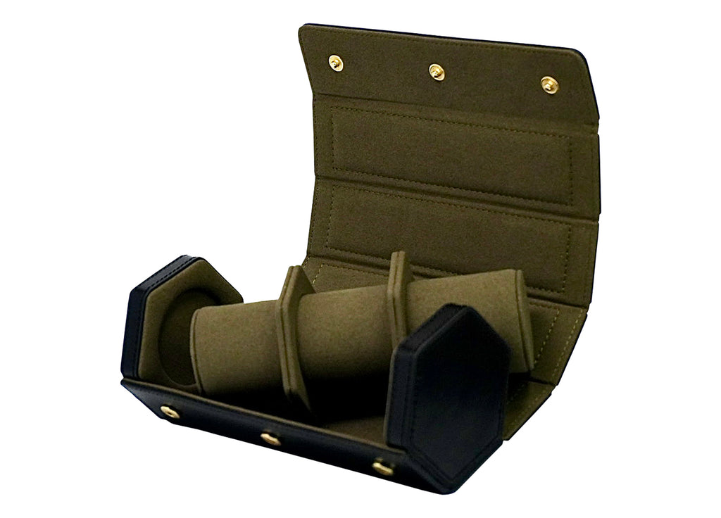 V2 Hexa Travel Watch Roll "The Executive" 3 Slots