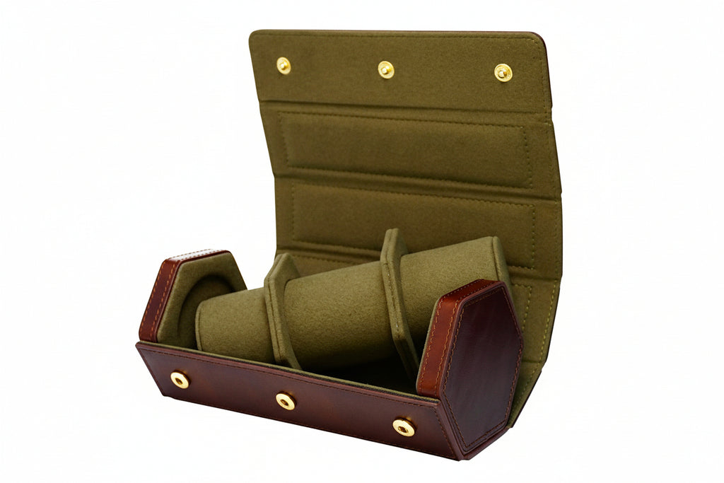 V2 Hexa Travel Watch Roll "The Classic" 3 Slots